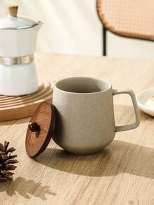 1pc Ceramic Cup, Suitable For Home, Kitchen, Restaurant, Living Room, Gift, Coffee Cup, Water Cup, Tea Cup, Cold Drink Cup, Mug, Insulated, For Tea, Coffee, Milk, Fruit Juice, Wedding, Party, Birthday Gift