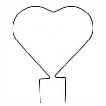 1 Stück Herz-förmiger Pflanzenkletterstab - Leichte Schiene, lässiger Stil für Innen- und Außengarten, mit Säulen, robustes und leichtes Design, geeignet für Topfpflanzen, Rasenpflege und Heimdekoration, um die Schönheit von Grünpflanzen zu erhöhen, geeignet zum Schaffen einer dichten Innenraumbepflanzung, geeignet für Zuhause und Büro, Pflanzenkletterstab, Herz-förmiges Design, solide Struktur, ideale Wahl für Pflanzenliebhaber