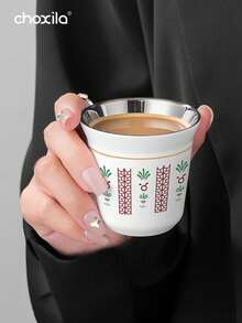 choxila 1pc Thermal Coffee Carafe Jug, Large Capacity Insulated Water Pitcher, Stainless Steel Insulated Tea Pot With Detachable Tea Strainer, Leak-Proof Vacuum Insulated Carafe For Coffee Tea Hot Or Cold Drinks, Ramadan Gifts - Pot - View 4