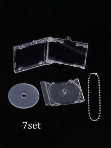 Móc khóa hình trái tim bằng acrylic, hộp đựng đĩa vinyl tự làm, mặt dây chuyền cho người hâm mộ album/buổi hòa nhạc của ngôi sao, phụ kiện túi xách, phụ kiện tai nghe, mặt dây chuyền album CD mini, móc khóa acrylic tự làm, quà tặng sinh nhật, quà Giáng sinh. - Nhiều màu - Xem 14