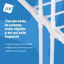 NK Drying Rack - สีดำและสีขาว - ดู 4