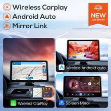 7" IPS Touch Screen Car MP5 Player - Wireless CarPlay & Android Auto, HD Display, FM Transmitter, Voice Control, USB Cable & AUX Input For All Cars, Navigation System, Vibrant Display, Mirrorlink Compatibility, Incar Entertainment, Sleek Design, Highquality Display, Daily Commuters - Carplay + camera - Xem 5