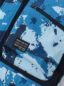 Balabala BalaOne Kids Boys Down Jacket, Winter 2025 Warm & Water-Resistant, Layered Look