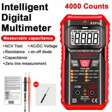Digital Multimeter 4000 COUNTS, Automatic/Manual Mode Continuity Tester, VoltageDirect/Alternating Current Voltage Multifunction Tester, Voltage, Resistance - Multicolor - View 15