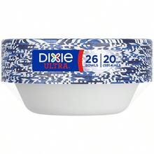 Dixie Ultra Large Paper Bowls 20 Oz 26 Count Microwave  Compostable Disposable Bowls Great For Breakfast Lunch And Dinner Meals - Đồng - Xem 6
