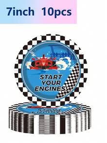 10pcs Racing Theme Party Supplies Helmet Racing Race Gathering Exquisite Craft Fashion Matching Tea Party Celebration Holiday Celebration Banquet Picnic - Multicolor - View 2