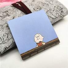 1 Set/60pcs Removable, Portable Snoopy Memo Pad, Message Board, Sticky Notes, Notebook, Random Style, Christmas Gift, Christmas Decoration