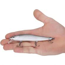 VGEBY Señuelos de Pesca Minnow, Trajes de baño Duros de Pesca Artificial para Trucha Perca Baja(14 * 4 * 3cm-UNA) Cebo Para Peces Anzuelos Para Pesca - 1 - Ver 6