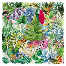 50 ملصق أوراق نباتية خضراء شفافة 2D ملصقات جمالية هدايا ملصقات مضحكة ومرحة ألعاب تسعينيات ملصقات لوازم الألبوم، المظاريف، زجاجات المياه، الكمبيوتر، اللابتوب، الهاتف، الحقائب، الدفاتر، الثلاجة، حفلات المناسبات، الديكور - متعدد الألوان - مشاهدة 6