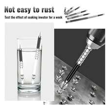 High Magnetic Screwdriver Bit Set, Upgraded Strong Magnetic Durable Screwdriver Bit Set, 2025 New Anti-Slip Magnetic Electric Screwdriver Set Alloy Steel For Impact Driver (6 Pieces, Silver) - Silver - View 9