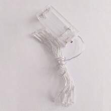 1pc Foldable Hanging LED Starlight Lamp, Battery Not Included, Star & Moon Paper Lamp, Star Shaped Lamp, Hollow Paper Lamp, Suitable For Room Decor, Party, Christmas Decoration - Ngôi sao - Xem 5