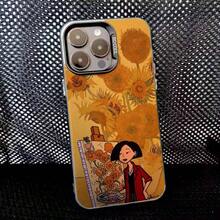 Funda de Teléfono C-Cool-D-Daria para 17,16,15,14,13,12,11,Pro,Max,Plus, Anticaída Negra Mate Dura - z1 - Ver 9