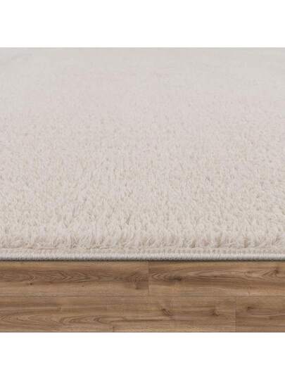 TT Home Vloerkleed Living Room, Short Pile, Plain, Moderne Washable, Colour:Cream, Size: 160 220 Cm view 2