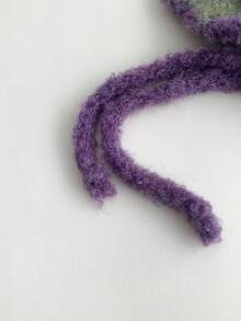 1 件女士条纹针织围脖，时尚头带，耳罩，秋冬百搭配饰