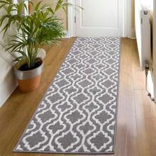 Runner Rug Hallway 50x150cm Hall Runners Non Slip Washable Hall Runner Absorbent Door Runner Mats Kitchen Carpet Runner Rugs Entryway Laundry - 50 X 150 cm + Grey - View 2
