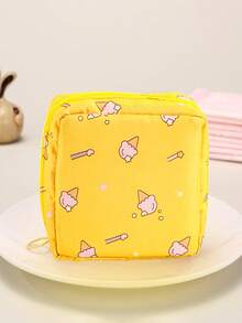 Large Capacity Cute Girl Sanitary Pad Storage Bag, Portable Travel Pouch For Women - Many - View 7