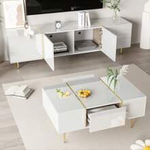 Television Stands & Entertainment Centers - White + MDF + 40-49 Inches2 - View 4