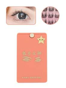 30 Pcs DIY Clusters Eyelash Self-Adhesive Glue Free False Eyelashes Natural Soft Lashes  Foxes Eyelash  - fox eye lashes - View 11