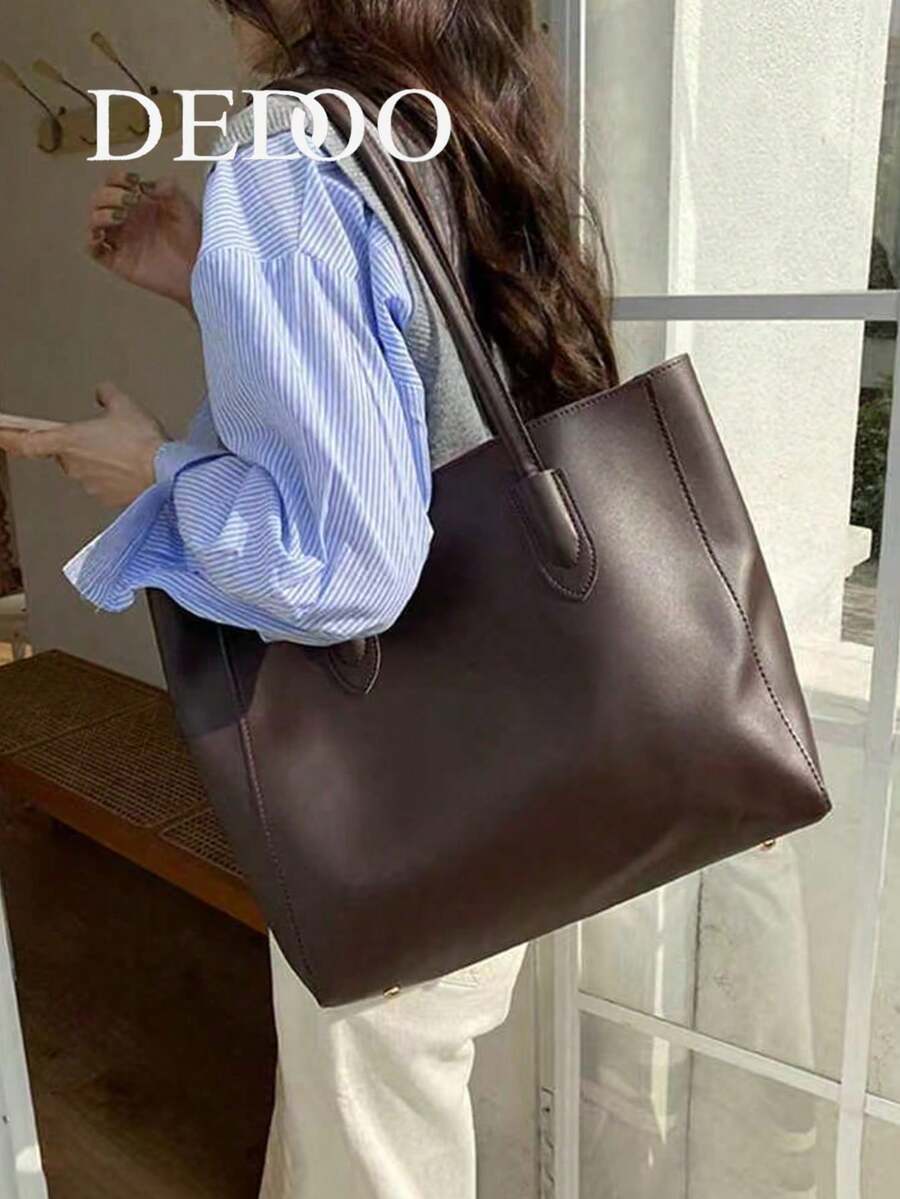 Túi đeo vai/túi xách tay dung tích lớn, phù hợp cho đi làm và đi học, có khóa cài, túi công sở nữ, hoàn hảo cho công việc văn phòng và các dịp đi làm, sự lựa chọn lý tưởng cho túi công sở của nữ, kết hợp sự thanh lịch hàng ngày và thời trang cho những dịp đặc biệt, túi xách dung tích lớn mới dành cho nữ.