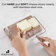 Marble Cheese Slicer Marinara Kitchen Gadgets 8x5 Inches Handmade - Soft Food Slicer Butter Cutter - Ideal Kitchen Tools For Cheese Slices - Marinara - View 5