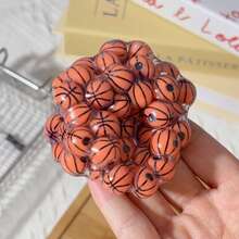 1pc Moldable Ball Toy - Handmade Ball, Suitable For Children, Party Favors, Inflatable Baseball Theme Party Decor, Squeeze Handmade Ball - Toy Party Favors, Halloween And Other Holidays - Multicolor - View 3