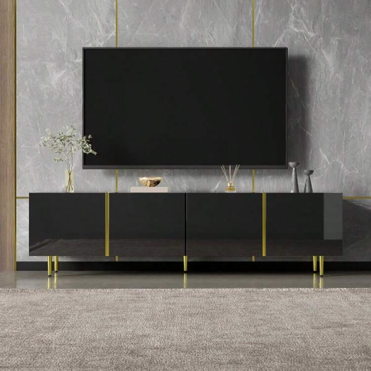 Meubles TV et centres de divertissement - Noir + MDF + 40-49 pouces - Voir 6