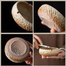 1 chiếc gạt tàn gốm sứ phong cách cổ điển, gạt tàn gốm sứ nung cho gia đình, khách sạn, phòng khách, văn phòng, gạt tàn xì gà cao cấp - Nhiều màu - Xem 5