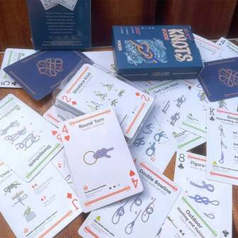 Knots Playing Cards,54-Card Deck Featuring Essential Tactics And Strategies,Tactical Knowledge Playing Cards,Card Games,Tactical Skill Development Game