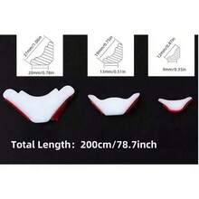 1pc 2m/39.37in Self-Adhesive Wall Corner Trim Molding, Ceiling Baseboard Edge Decorative Strip, DIY Home Decor - Multicolor - View 4