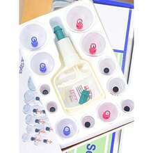 24/18/12/6pcs Professional Cupping Massage Set, With Manual Pump, High-Quality PS Material, Vacuum Suction Cup, Upgraded Thick Sealing Design, Reduce Fat, Better Effect, Relieve Muscle, Ideal Body Massage Set For Home, Yoga, Beauty, Holiday Party, Christmas Gift