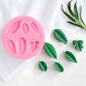 1pc Leaf Silicone Mold - Realistic Autumn Leaf Shape With Textures Of Resin, Soap, Wax, And Clay - Autumn Thanksgiving, Wedding, Birthday, Jewelry Making, Easy To Demold, Suitable For DIY Mold Making For Beginners And Experts, Autumn Silicone Module, Handmade Soap, Detailed Texture Patterns
