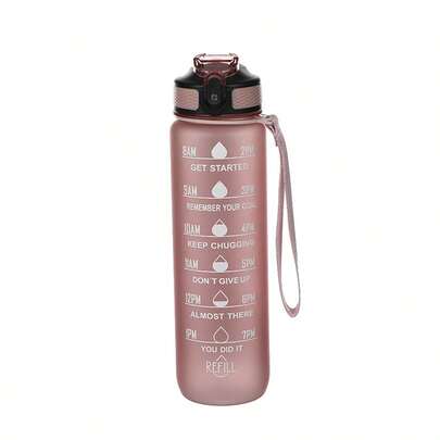 Sports Water Bottle, Plastic Cup, Large Capacity 700 Ml, Swivel Straw For Outdoor Use, Space-Style Water Bottle