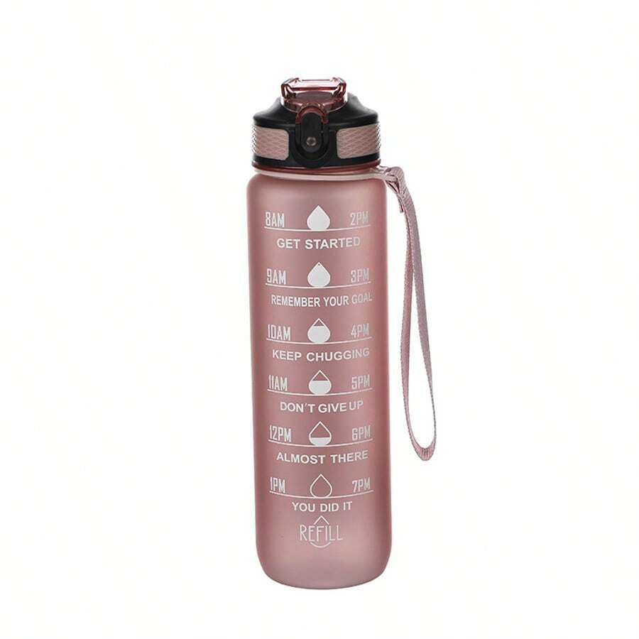 Sports Water Bottle, Plastic Cup, Large Capacity 700 Ml, Swivel Straw For Outdoor Use, Space-Style Water Bottle