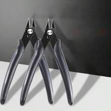 1 Piece Black Carbon Steel Wire Knife, A Comfortable And Labor-Saving Cutting Tool, Suitable For DIY Enthusiasts, Electronic Component Cutting, Outdoor Camping Tool Scissors