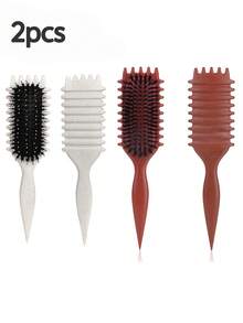 3pcs/2pcs/1pc Curling Iron - Anti-Static, Double Brush Head Area Suitable For Curly/Wavy Hair/Normal Hair Quality, Compatible With Flat Clips, Is The Gift For Women - Suitable For All Hair Types, Curling Iron, Ergonomic Handle, Comfortable Grip,Back To School,Travel Holiday Essentials,Hair Accessories For Women - Multicolor - View 20