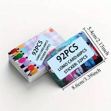 Tarjetas fotográficas de doble cara de grupos B-T de KPOP - (Incluye 60 tarjetas fotográficas, 32 pegatinas). Se pueden usar para decorar tarjetas de colección, sellos, el mejor regalo para los fans.