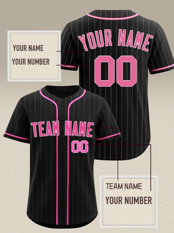 Maillot de baseball personnalisé pour hommes, femmes et jeunes, t-shirt de mode avec nom et numéro imprimés, cadeau personnalisé pour Halloween, Noël et autres occasions