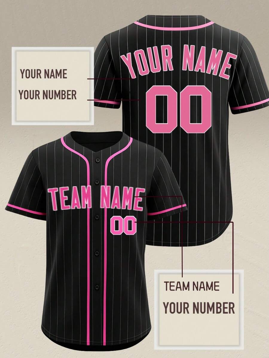 Kaos Jersey Baseball yang Dapat Disesuaikan untuk Pria, Wanita, dan Remaja, Cetak Nama dan Nomor yang Dipersonalisasi, Hadiah Liburan Halloween, Natal, dan Hari Raya Lainnya