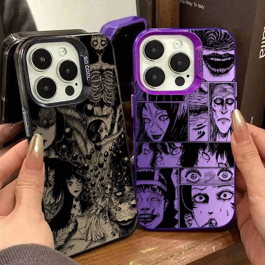 Terror Art Uzumaki Phone Case For Samsung Galaxy S23 S24 S25 S22 Ultra S21 Plus FE A56 A36 A26 5G A16 A06 4G Note 20 Cover - 1 - 查看 1