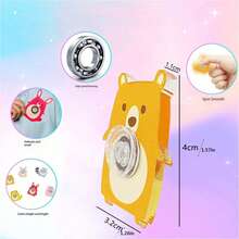 1个/3个/5个/8个/10个/12个/15个/18个/20个 新款亚克力卡通动物挤压玩具，随机发货 - 彩色 - 查看 9