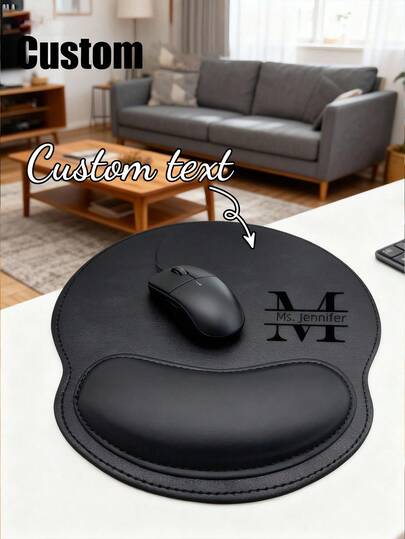 Alfombrilla de ratón personalizada, alfombrilla de ratón con texto personalizado, alfombrilla de ratón personalizada, personalizar el nombre de la empresa, adecuada para uso en la oficina