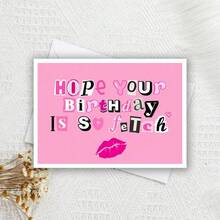 1 Pc Funny Birthday Card For Best Friend With Pop Culture Design Humorous Greeting Card For Her Perfect For Birthday Card Gift Card Greeting Card Thank You Card Christmas Card Wedding Party Graduation Party Any Occasion With Envelope - 彩色 - 查看 3