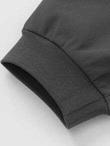 Balabala 儿童男童抓绒运动裤，2025秋冬款，保暖休闲 - 中灰 - 查看 6