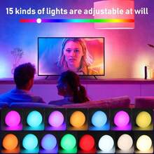 2PCS Rechargeable Light Bulbs Remote Control Battery Operated Light Bulb With Timer, Dimmable, 3 Color Temperatures - 2PACK-RGB - 查看 5
