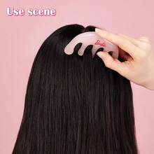 Miniso Barbie Series Five-Claw Meridian Massage Comb Round Silicone Teeth Gentle Kneading Meridian Dredging Daily Hair Care Massage (1 PC) - Multicolor - View 9