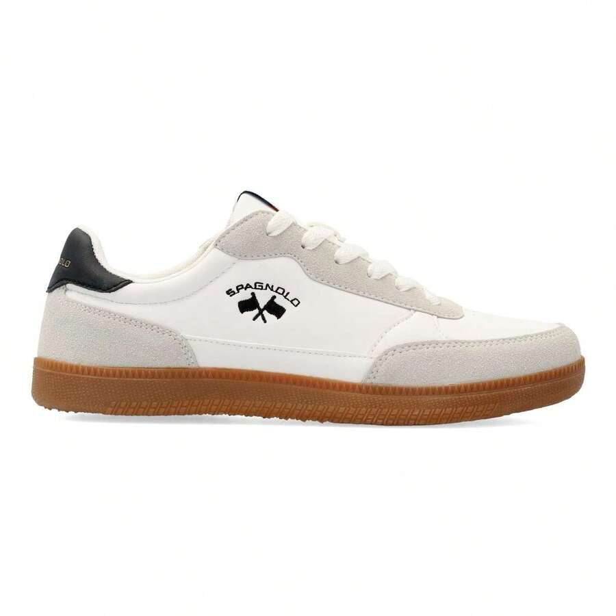 Spagnolo Zapatillas sneakers casual hombre, Zapatillas de moda plano para hombre, Zapatillas deportivas cierre cordones - Modelo 40000 - Blanco -
Zapatilla casual de hombre, estilo deportivo. Sneaker - Blanco - Ver 1