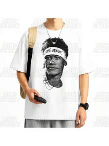 Neymar Jr Football T-Shirt Unisex Men Women 100% Cotton Top Premium Streetwear New Release Immediate Shipping Various Colors!! Plus Size - 白色 - 查看 2
