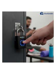 Candado Inteligente de Huellas Dactilares (Hasta 10 Usuarios). Bluelander - Negro - Ver 6