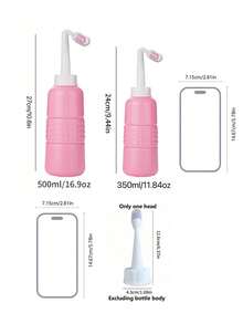 1 pieza Dispositivo de irrigación perineal, limpiador vaginal, herramienta de limpieza del trasero del bebé, limpiador portátil de la zona íntima, adecuado como regalo para recién nacidos, kits de cuidado del bebé