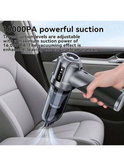 SUITU held Car Stofzuiger Cleaner Combines Dust Suction Air Purification. Its Foldable Features Multi Purpose Nozzles, Cars, Homes, Offices, Pet Care. Outdoor Blower The Perfect Halloween Friends.2000mAh11.1V view 5